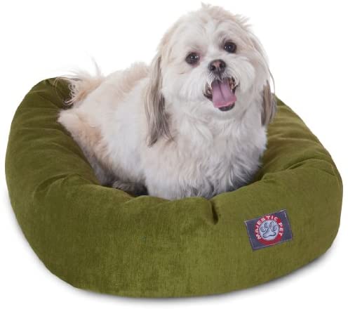 Majestic Pet Villa Cama para Perros Bagel | Cama Calmante en Forma de Donut, Múltiples Tamaños y Colores