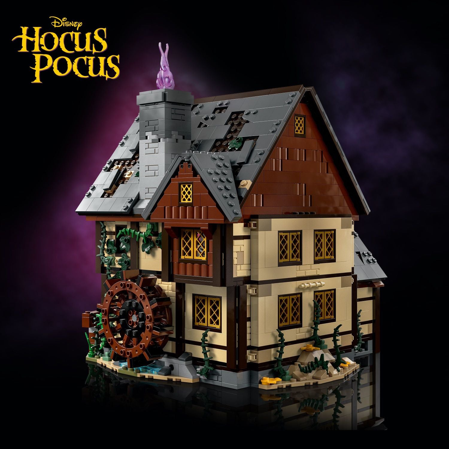 LEGO – Ideas Disney Hocus Pocus: The Sanderson Sisters’ Cottage Building Set, Halloween Gift for Adults 21341