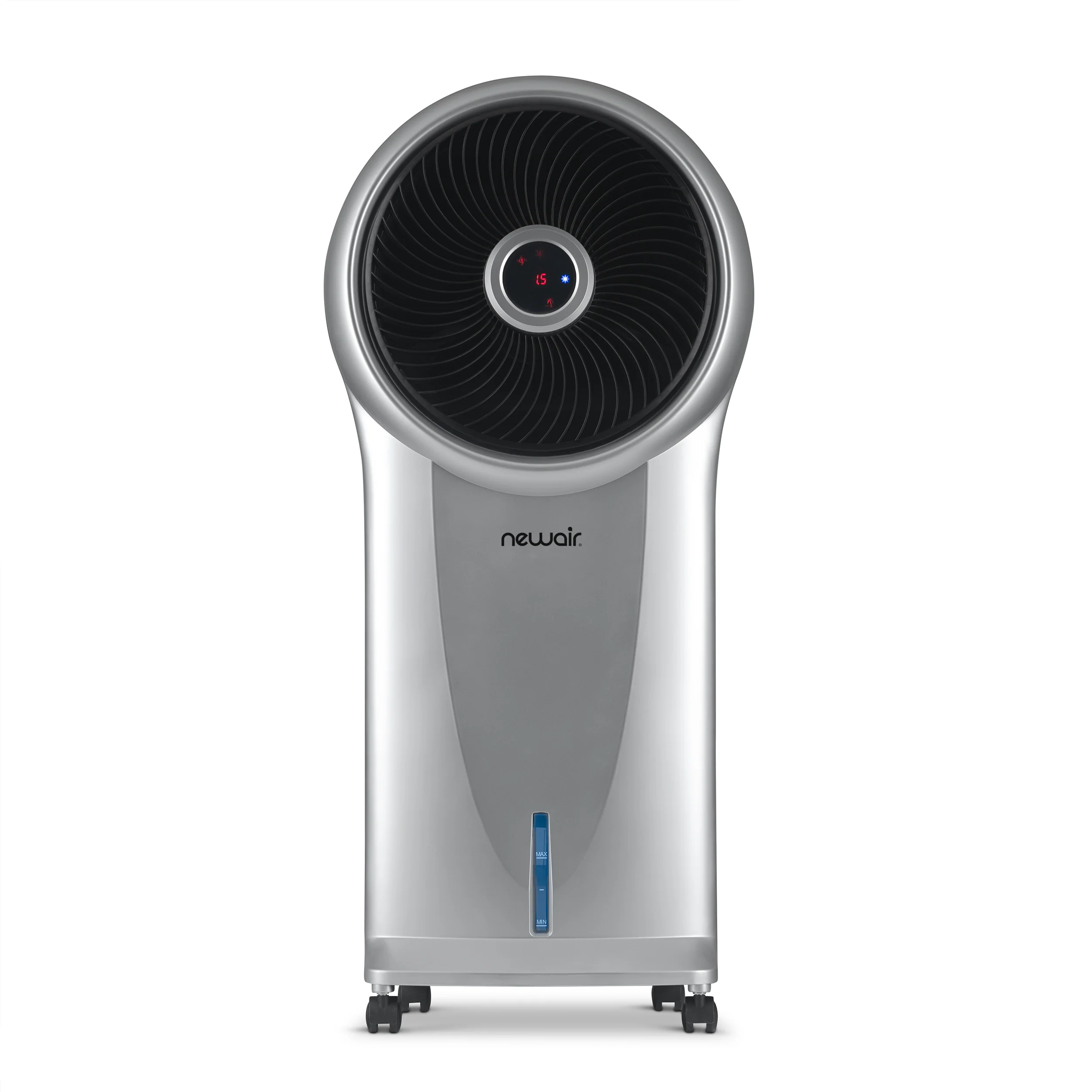 2025 Newair® Enfriador de Aire Evaporativo y Ventilador Portátil 470 CFM – Plateado