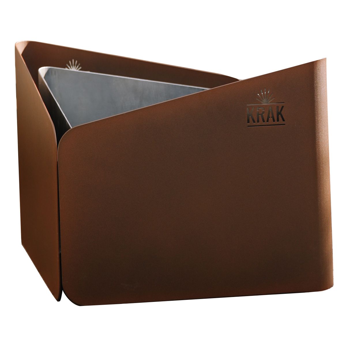 Krak Brasero 3 En 1 Flor De Óxido - Levant + Grille + Plateau Fleur De Rouille