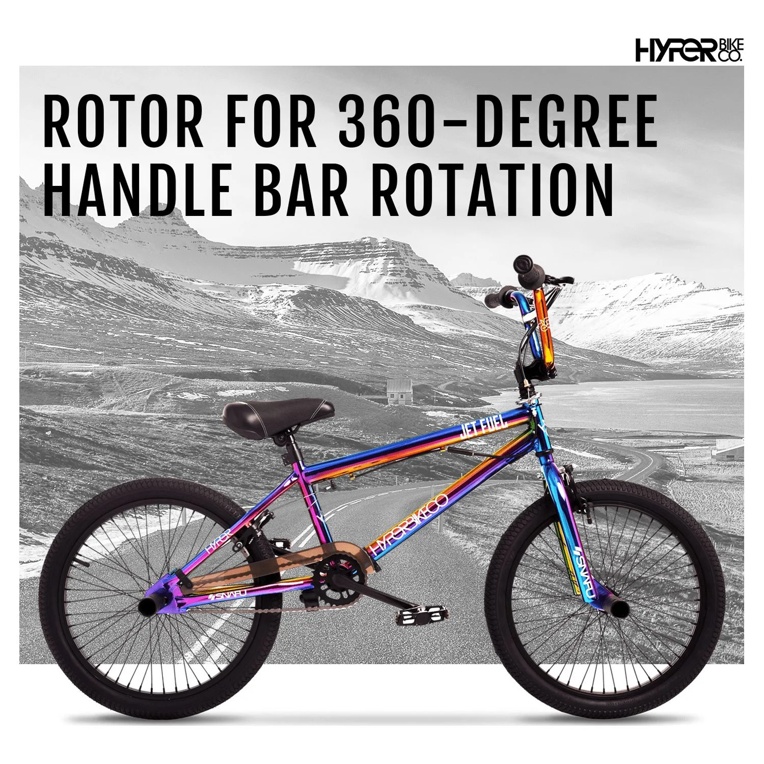 Bicicleta BMX Hyper Bicycles Jet Fuel de 20 para niños.