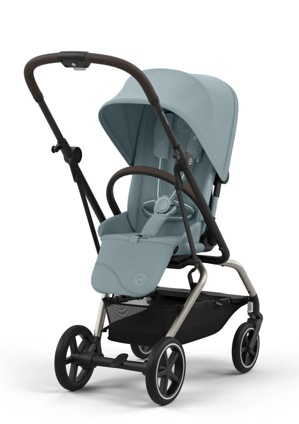 2025 Cochecito Eezy S Twist+2 Taupe / Azul Tormenta