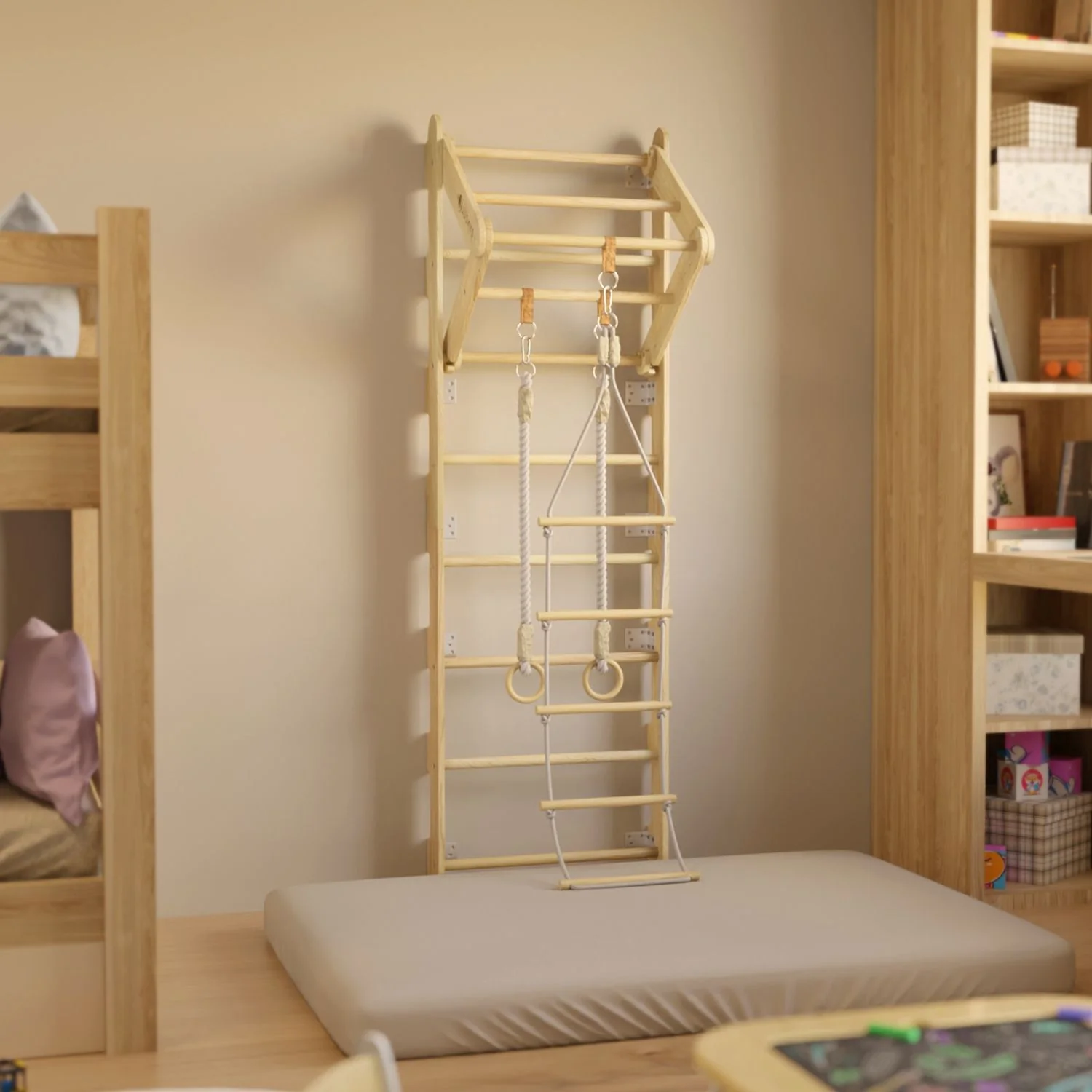 2025 Escalera de Pared para Niños – ¡Aventura y Diversión en Casa!