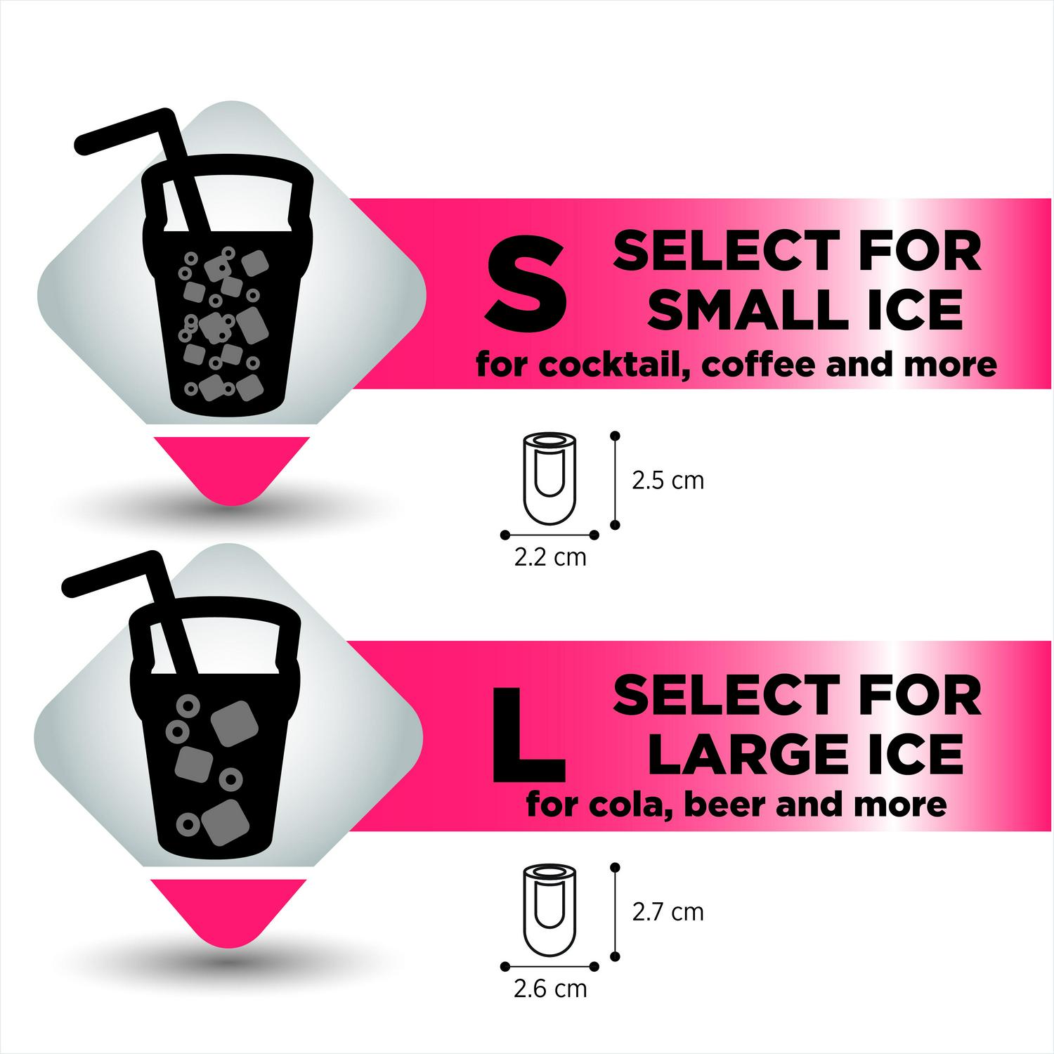 2025 Frigidaire – Máquina de hielo portátil de encimera 26 lb – Plateada (Modelo EFIC108)