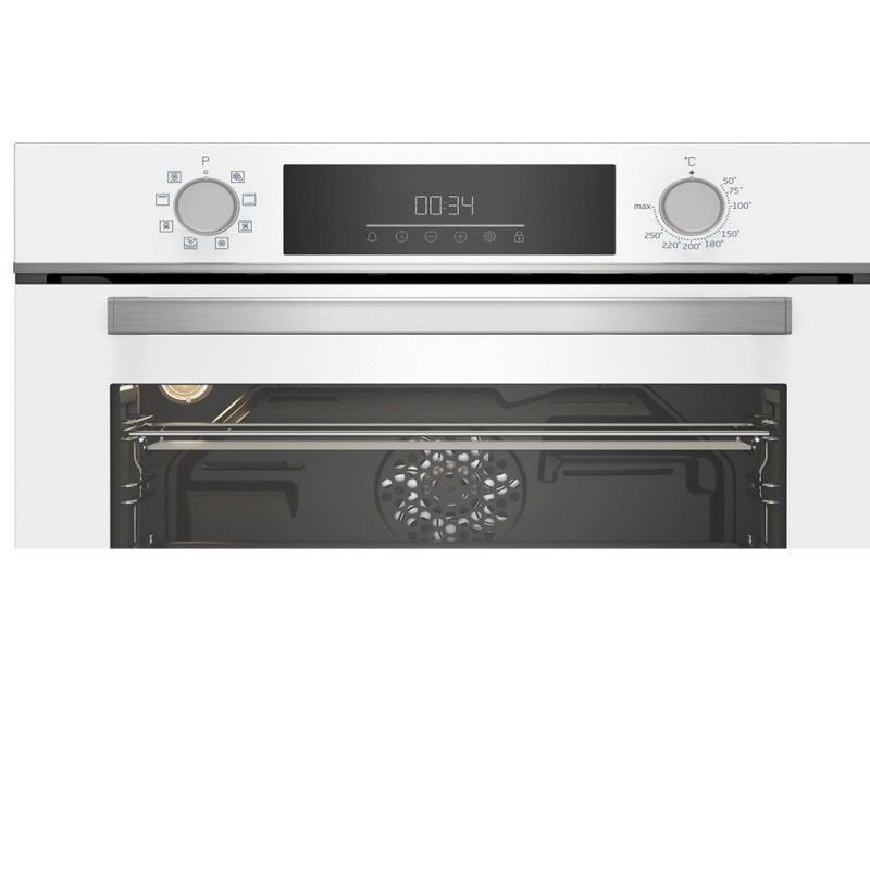 Horno Beko Bbcm18300w Cristal Blanco 45cm