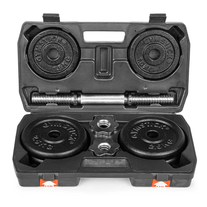 2025 Set de mancuernas ajustables Gymstick (15 kg)