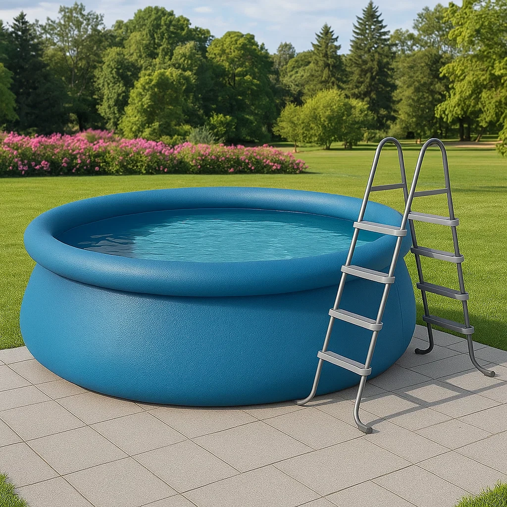 Piscina desmontable redonda con depuradora 360x90 cm color Azul oscuro zqxRrmeI34Gb