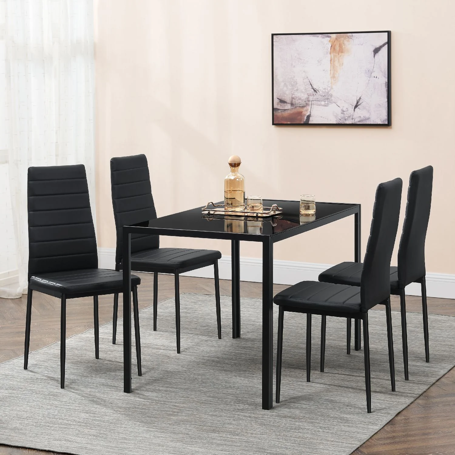 2025 Conjunto de comedor Dalya para 4 personas