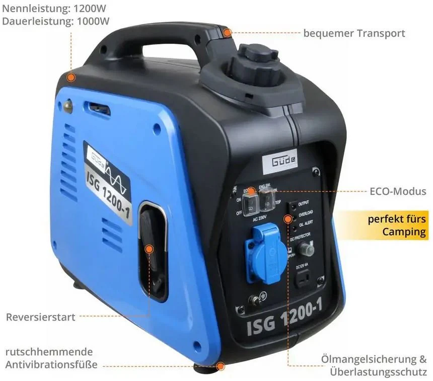 2025 Generador inversor Güde ISG 1200-1
