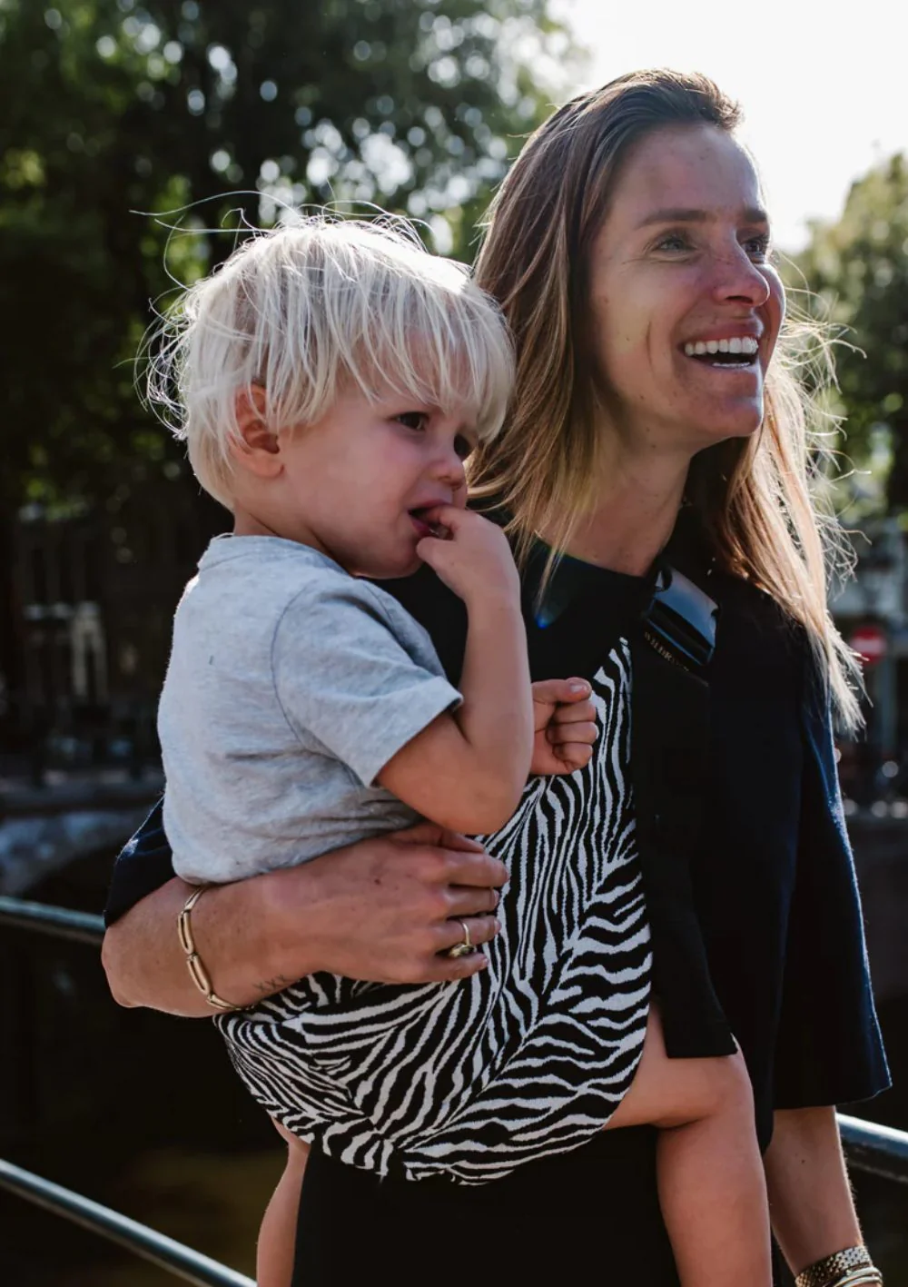 2025 Portabebés premium Jacquard Cebra