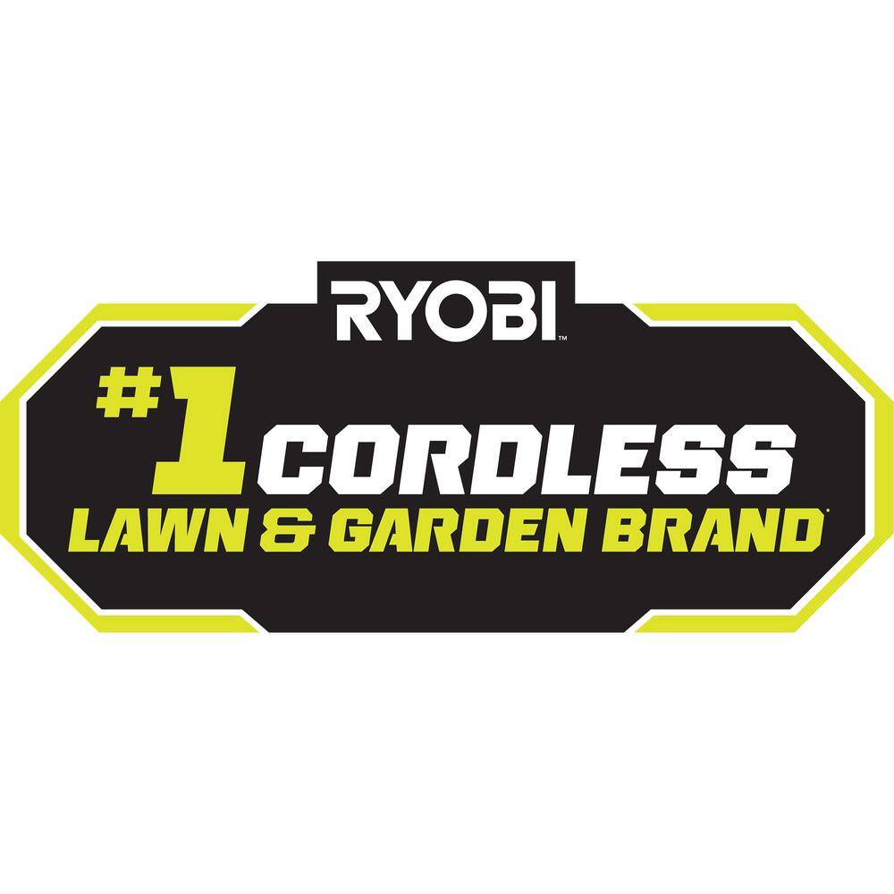 2025 RYOBI Aspirateur-Souffleur sans fil 40V Vac Attack aveRYOBI Aspiradora-Sopladora Inalámbrica 40V Vac Attack con Función Trituradora. (2) Baterías 5.0 Ah y Cargador - Modelo c Fonction Broyeur. (2) Batteries 5.0 Ah et Chargeur - Modèle RY40451-2B