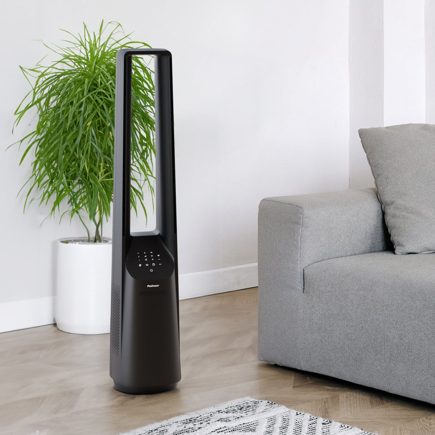 2025 Ventilador torre sin aspas 40 - Negro