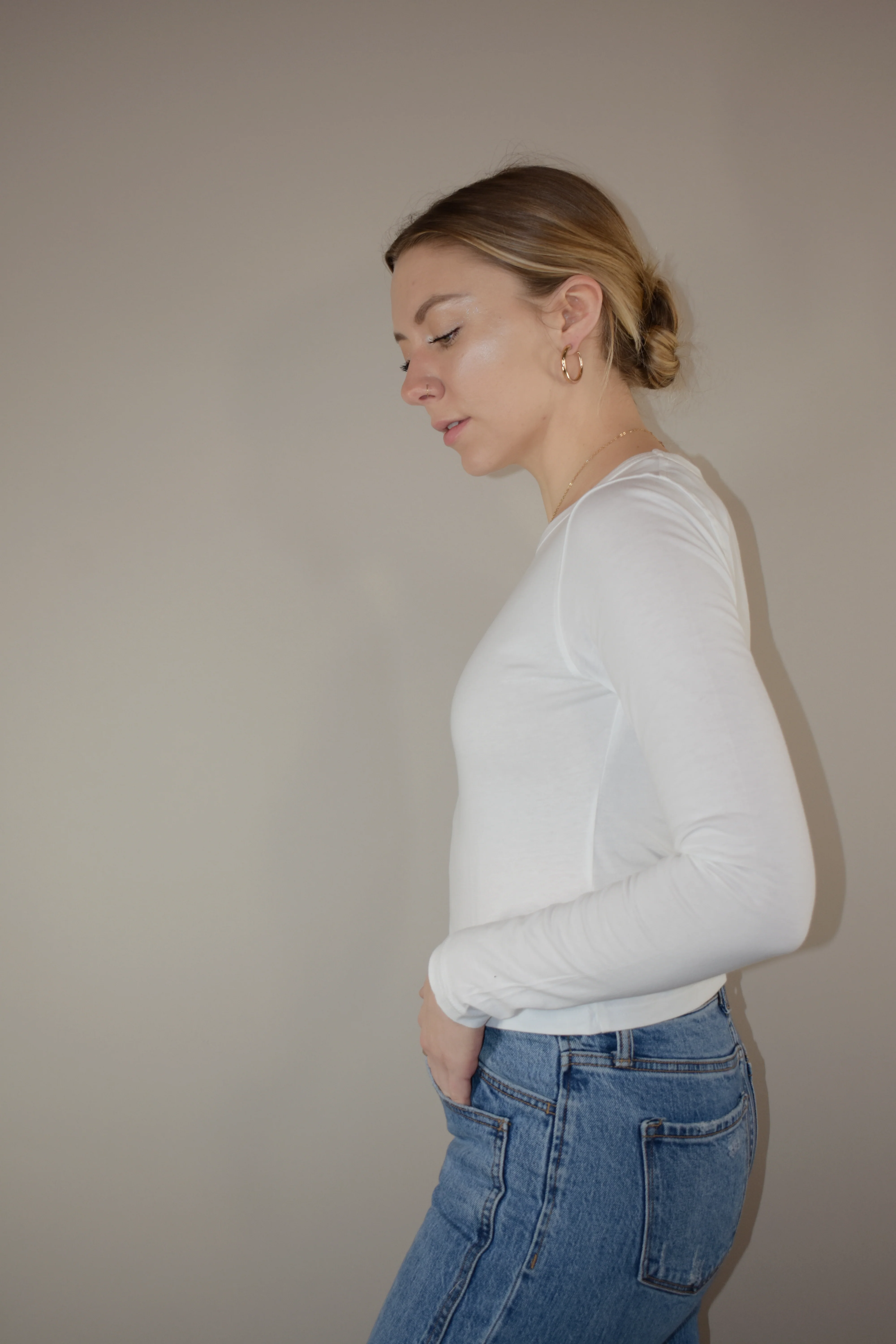 long sleeve baby tee