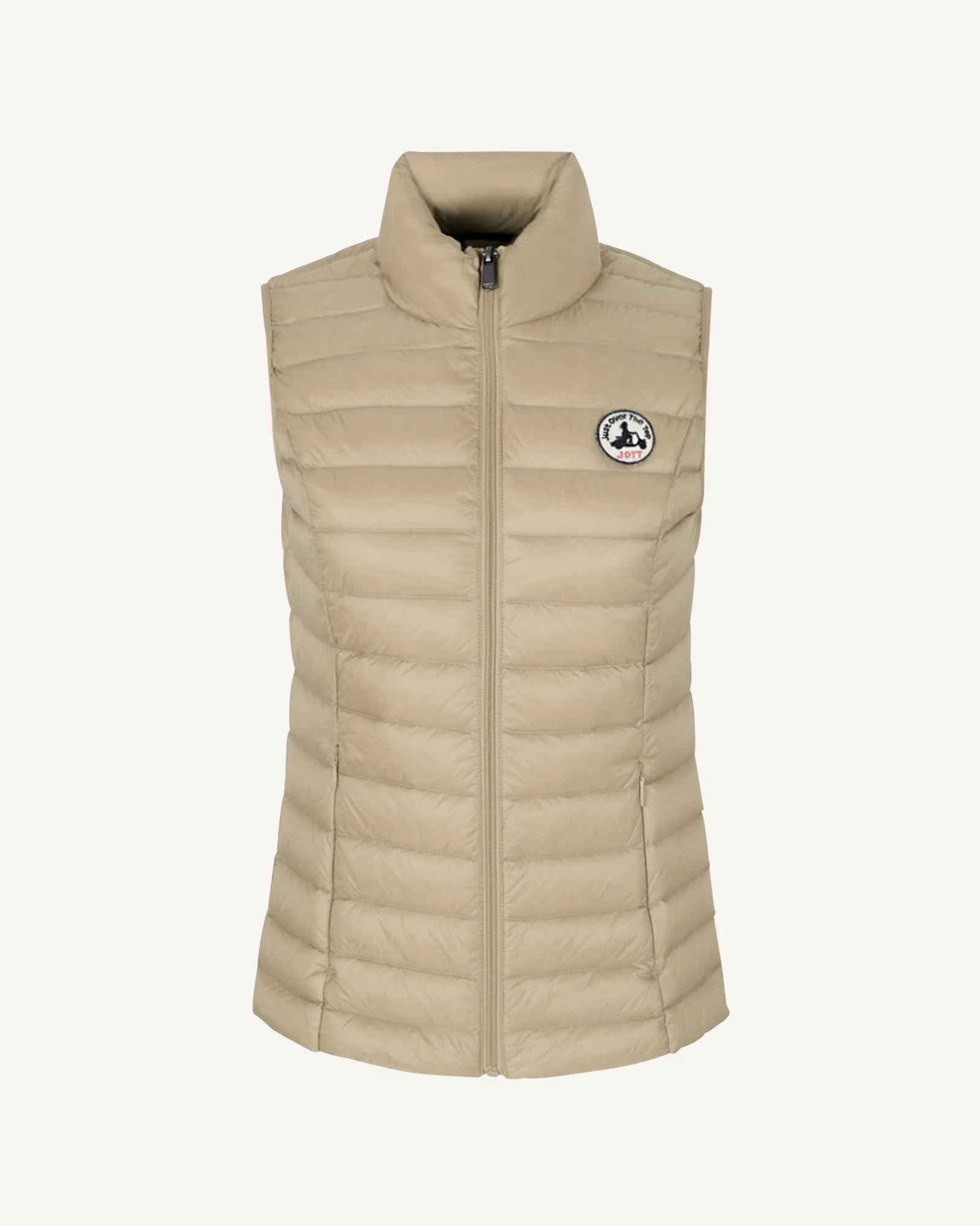 Light sleeveless padded jacket Beige Seda
