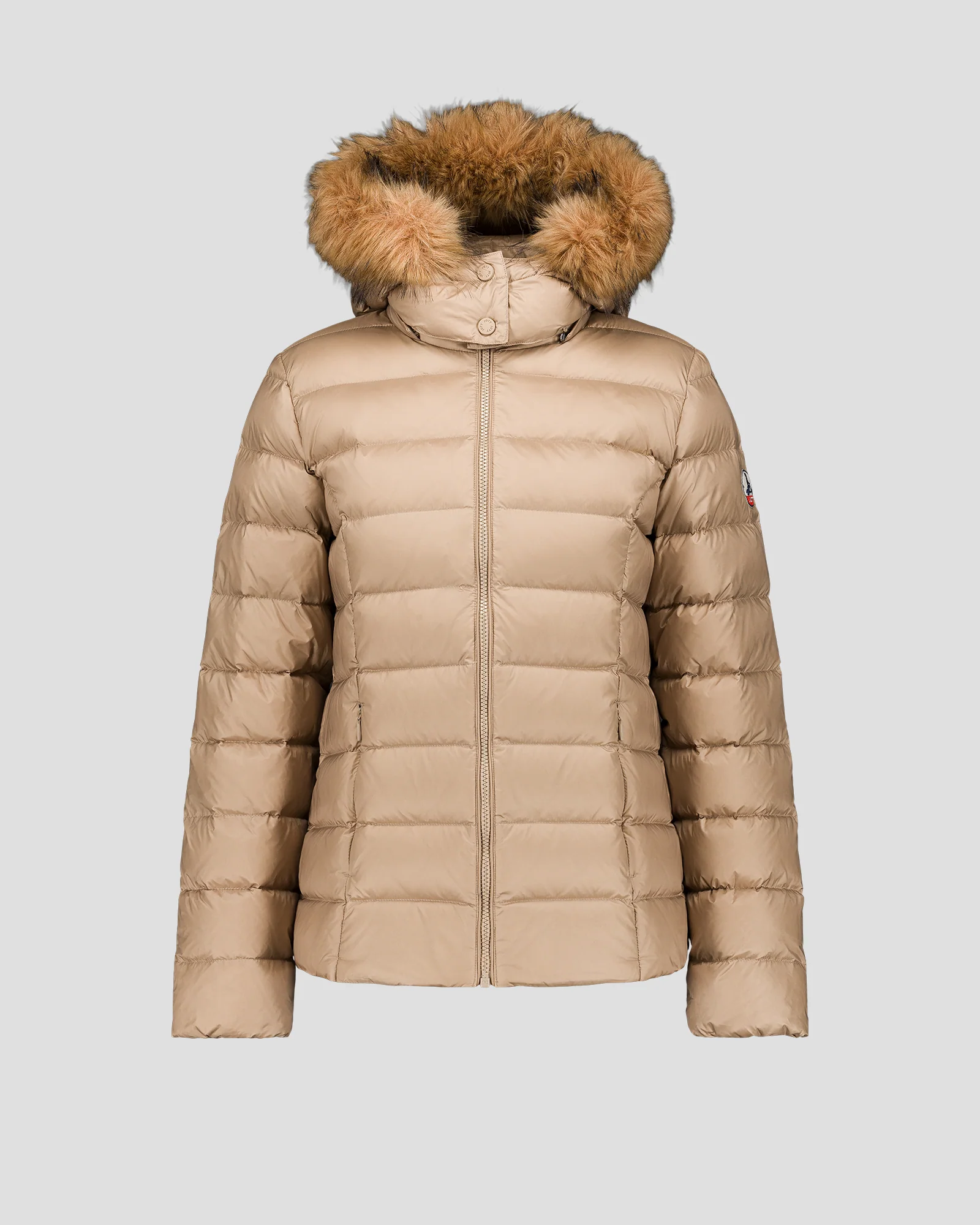 Doudoune à capuche Grand Froid Beige Luxe