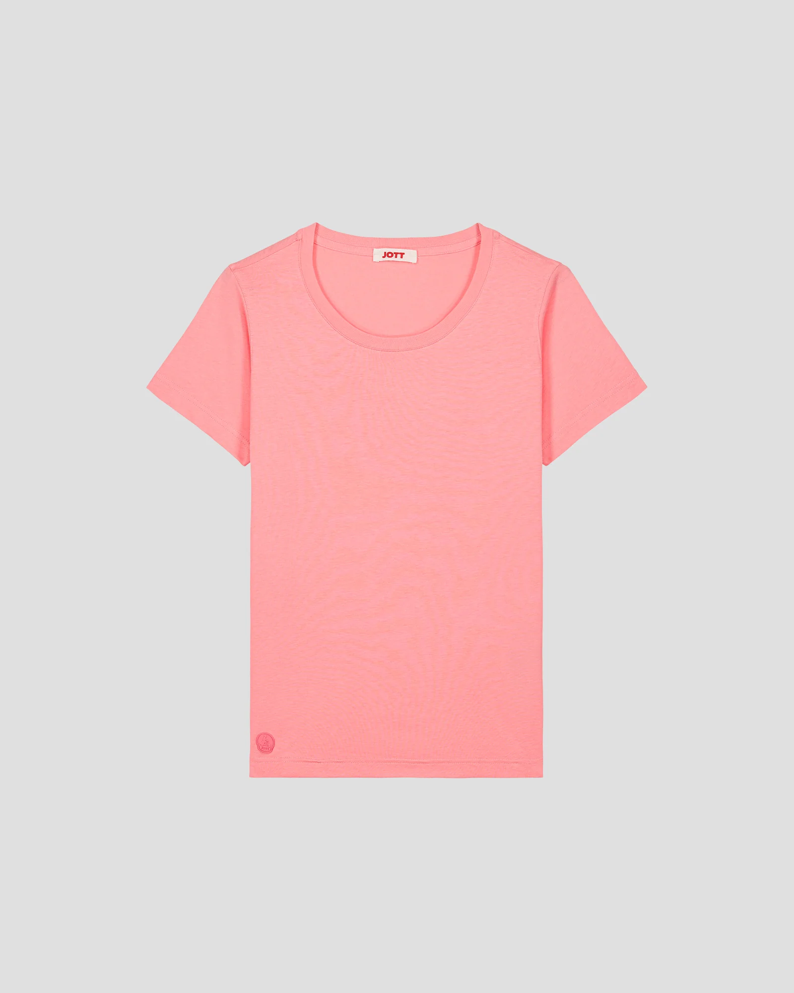 T-Shirt à col rond Vibrant pink Lucia