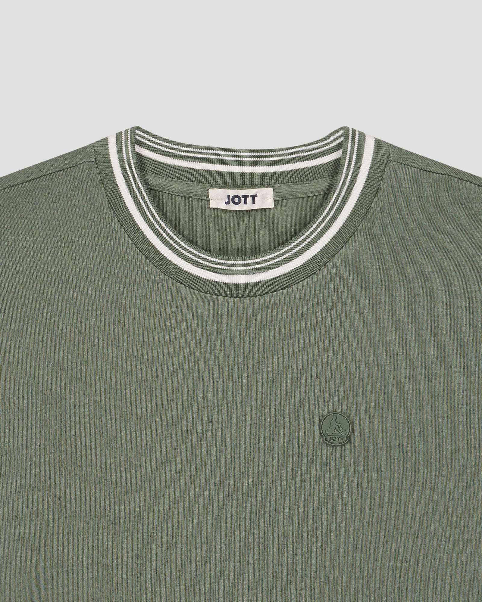 T-shirt col rond mixte Vert sauge Ley