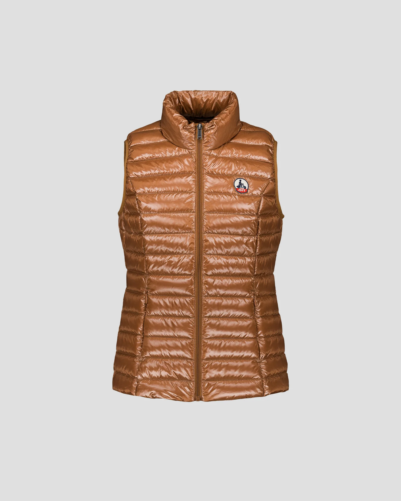 Doudoune légère sans manches Sucre roux Seda shiny