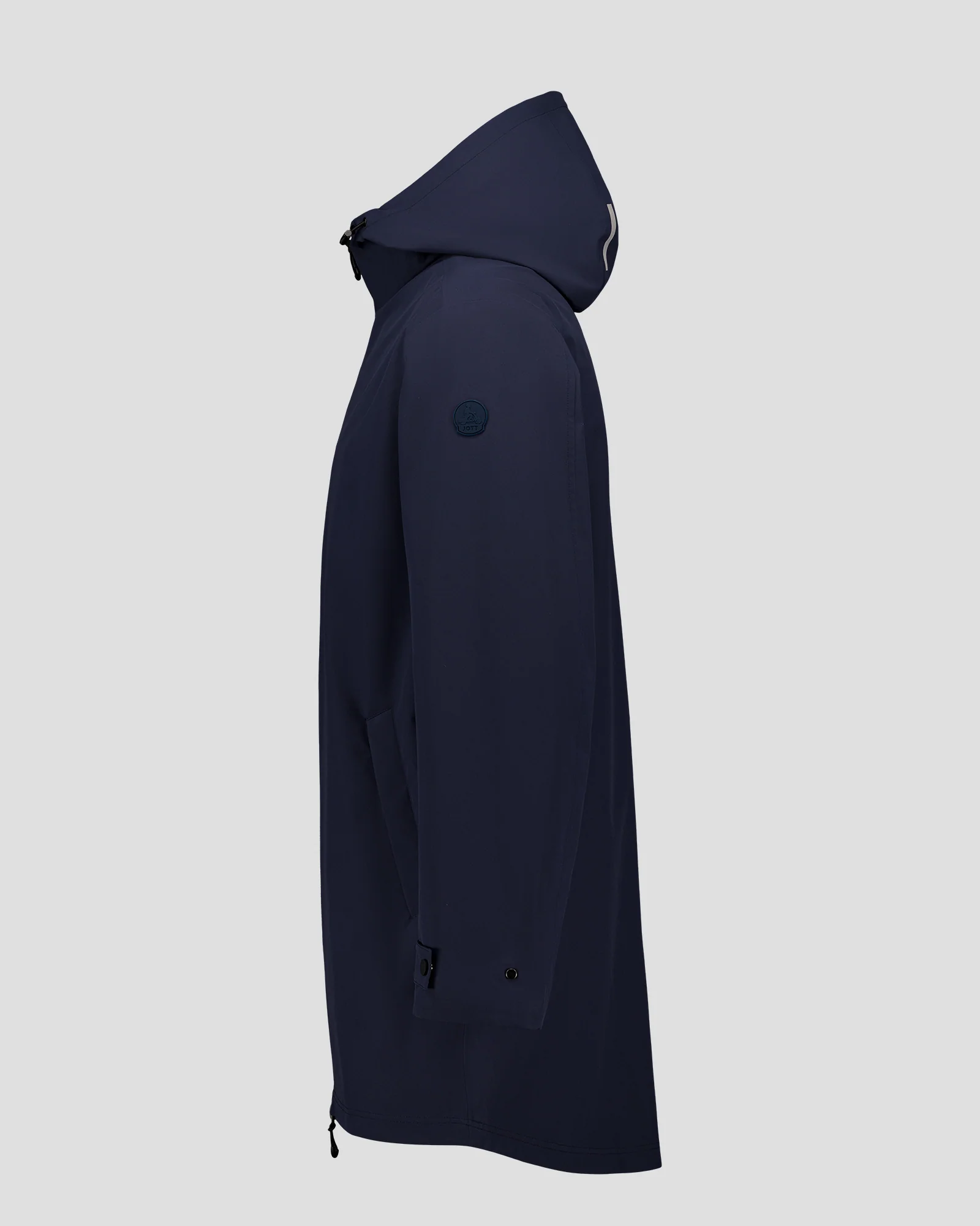 Imperméable mixte mi-long Marine Zerti