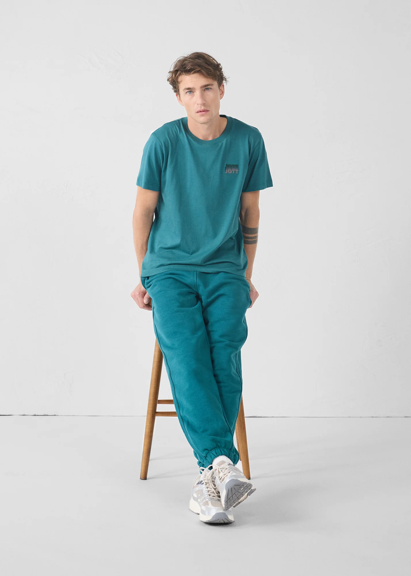 T-Shirt graphique Deep lake Lone gradient