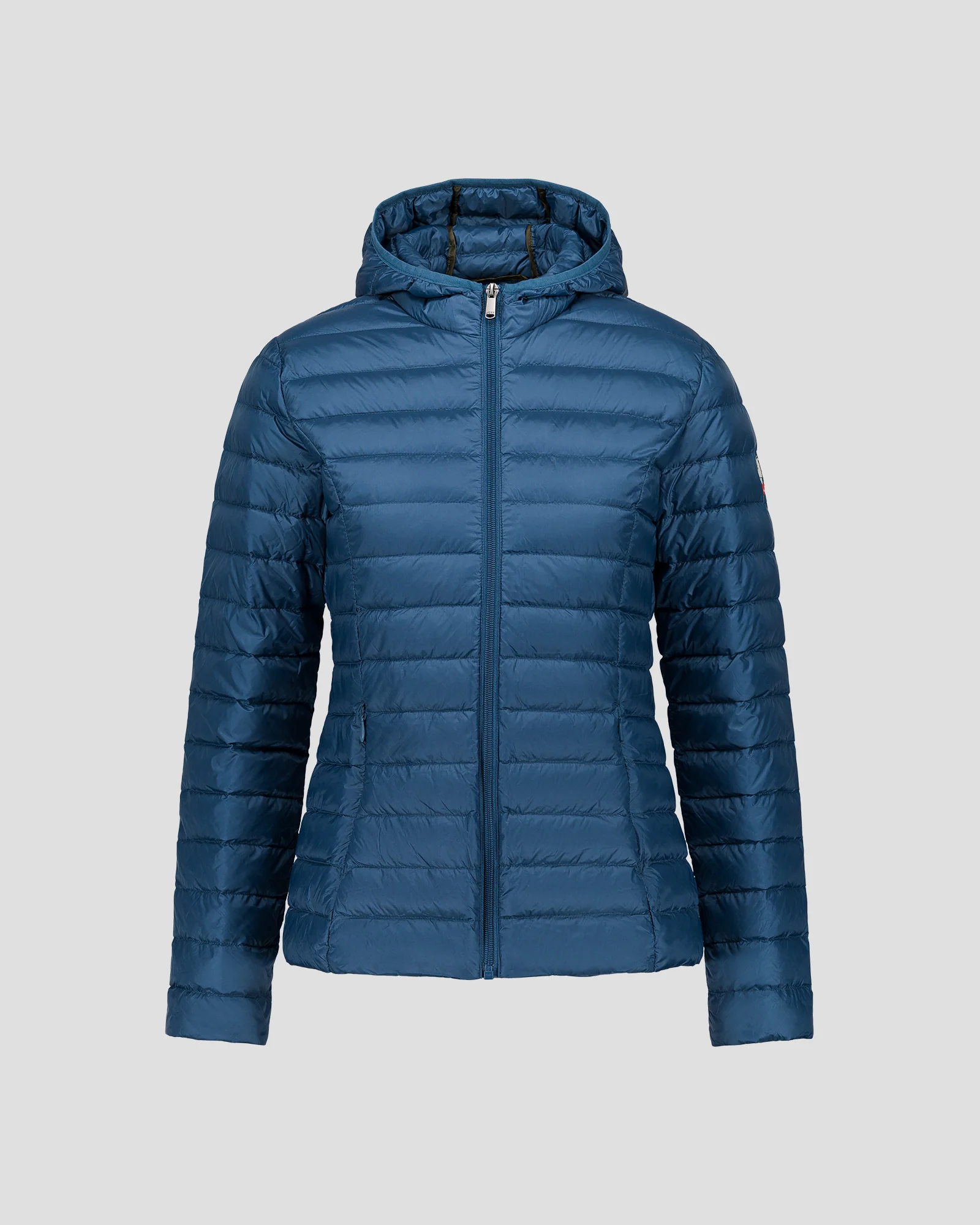 Doudoune légère à capuche Bleu jeans Cloe