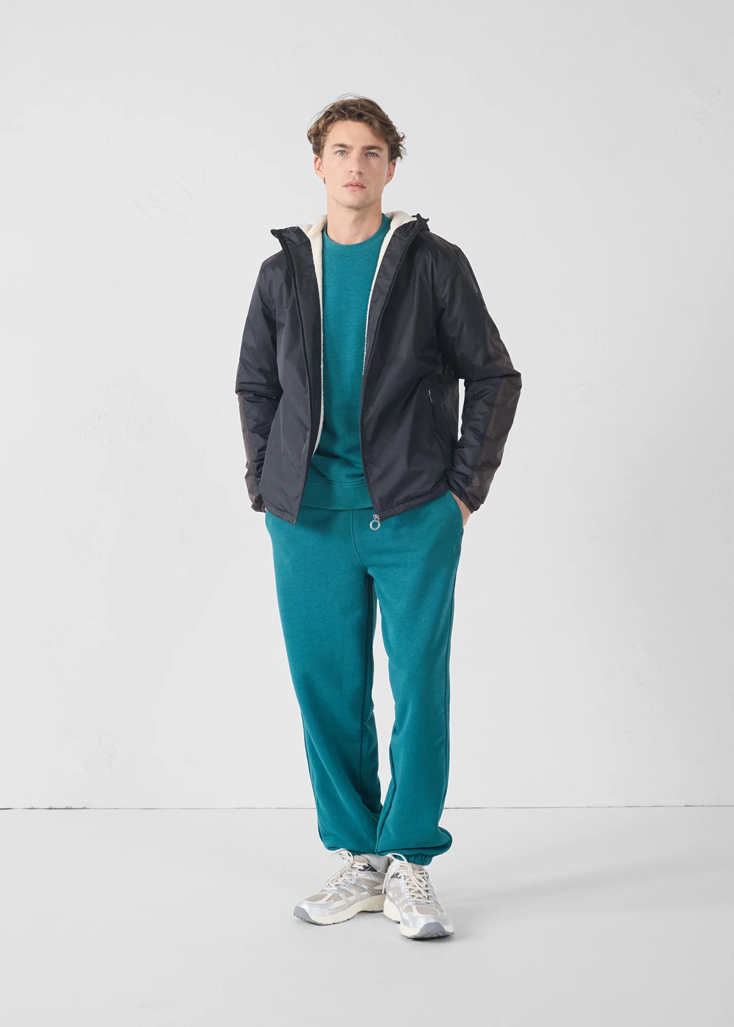 Imperméable sherpa Noir Dippen sherpa