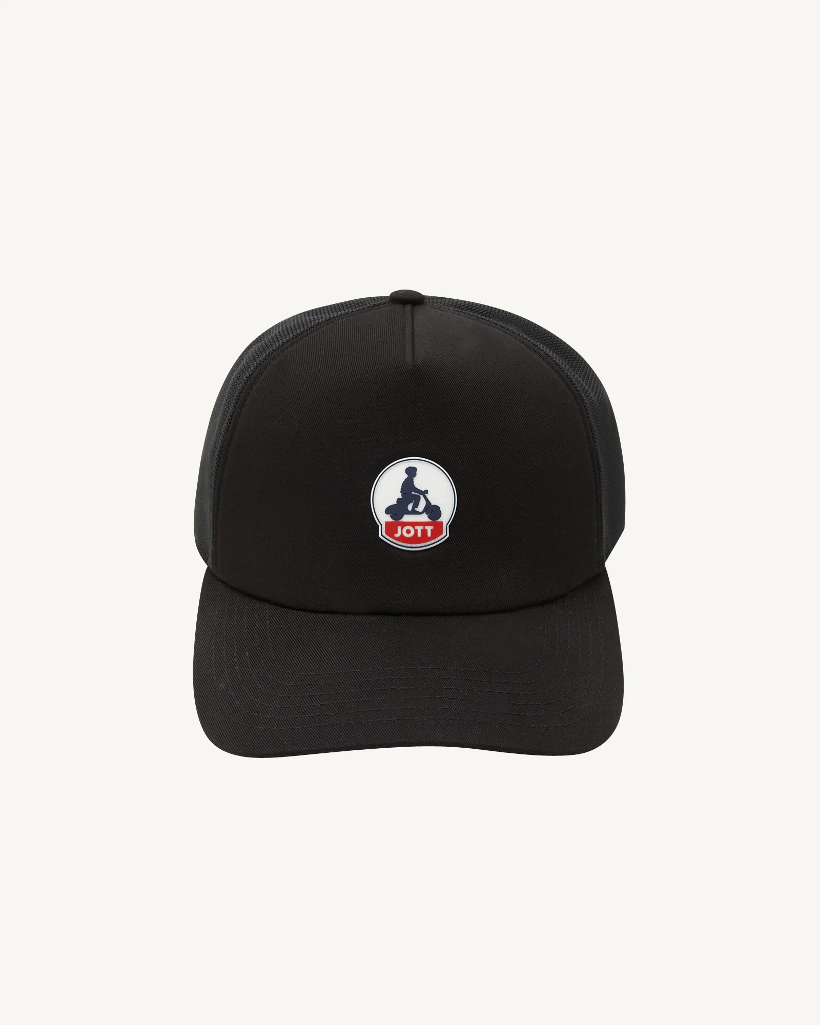 Casquette bicolore à filet Noir Sail