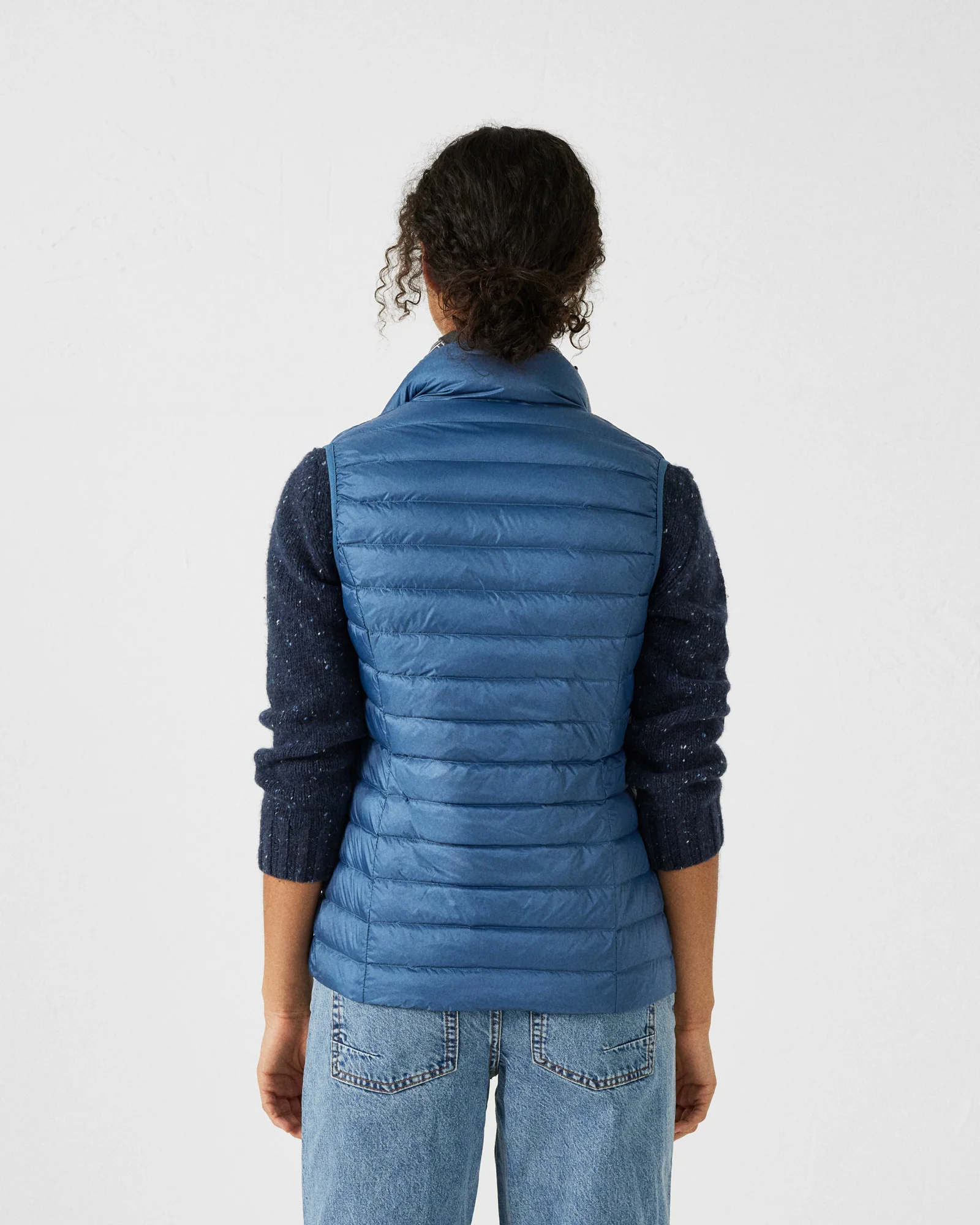 Doudoune légère sans manches Bleu délavé Seda