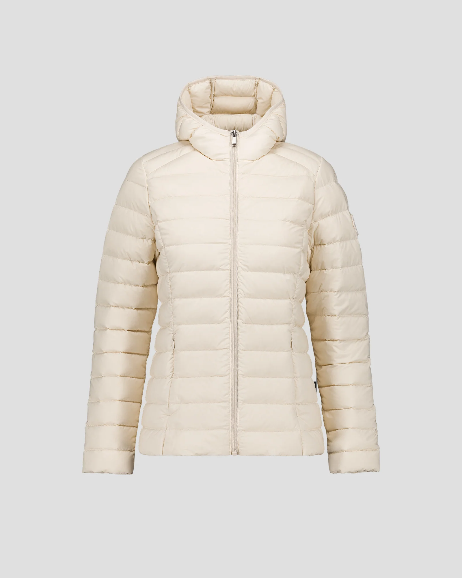 Doudoune à capuche stretch légère Naturel Salma