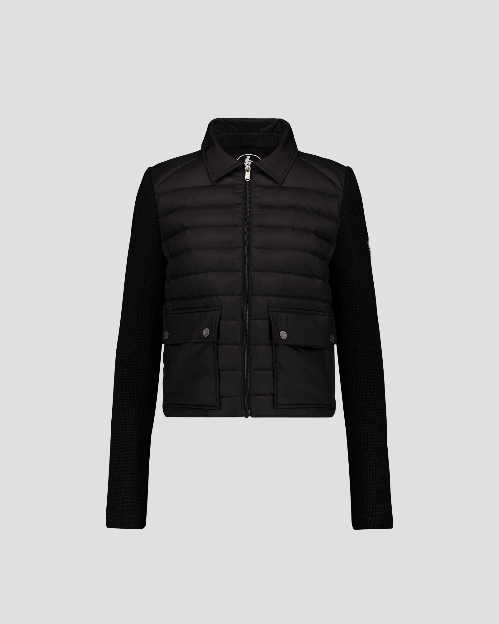 Doudoune bi-matière Noir Calista