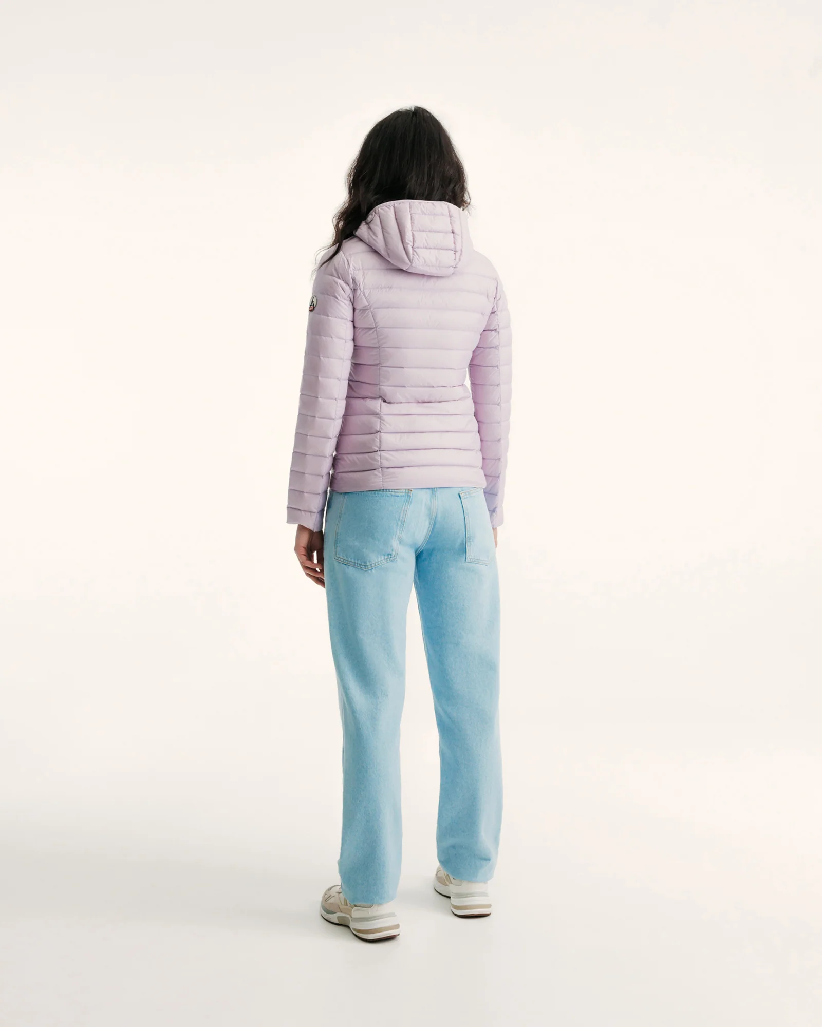 Doudoune légère à capuche Mauve pâle Cloe