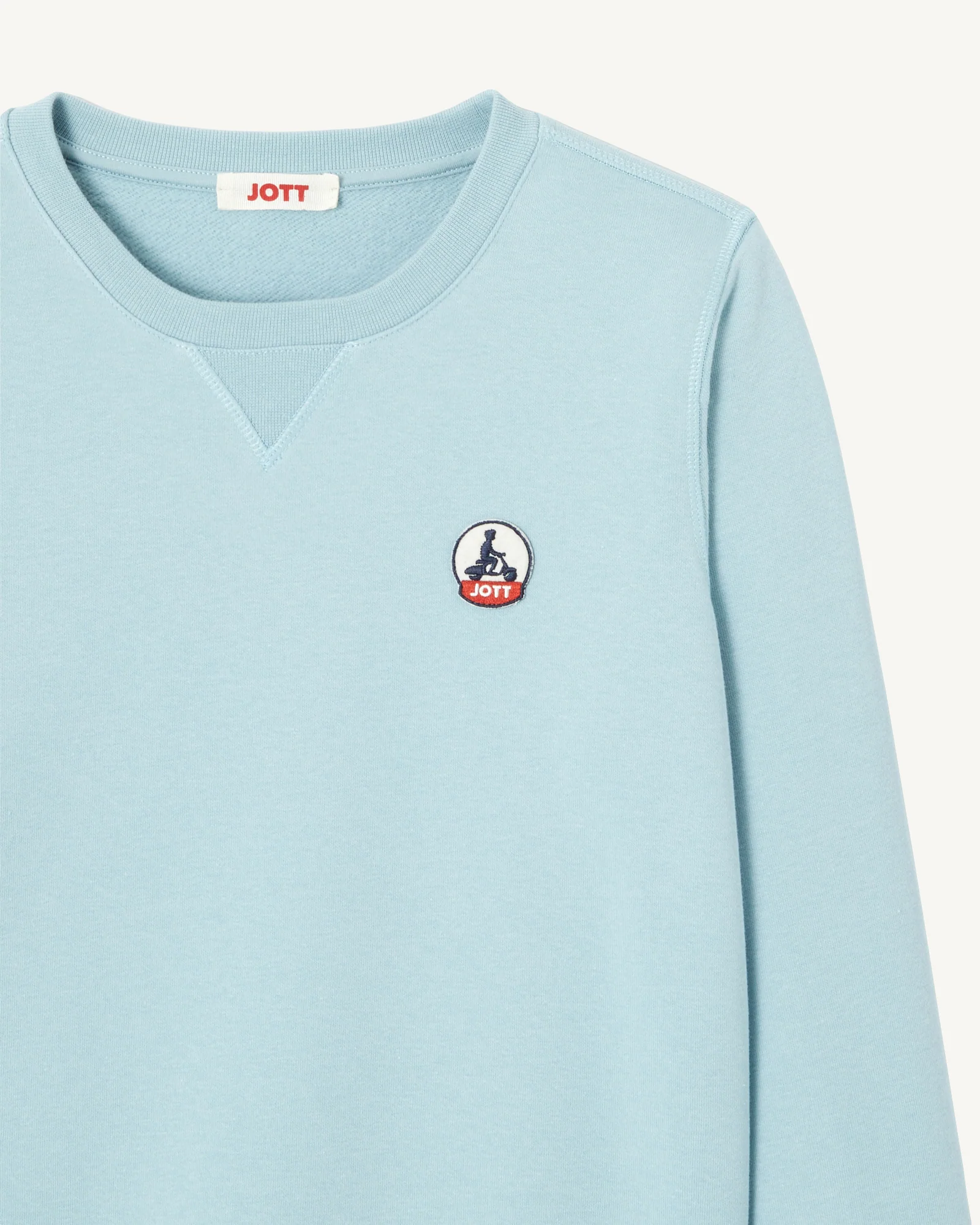 Sweat en coton biologique Iceberg bleu Elvas