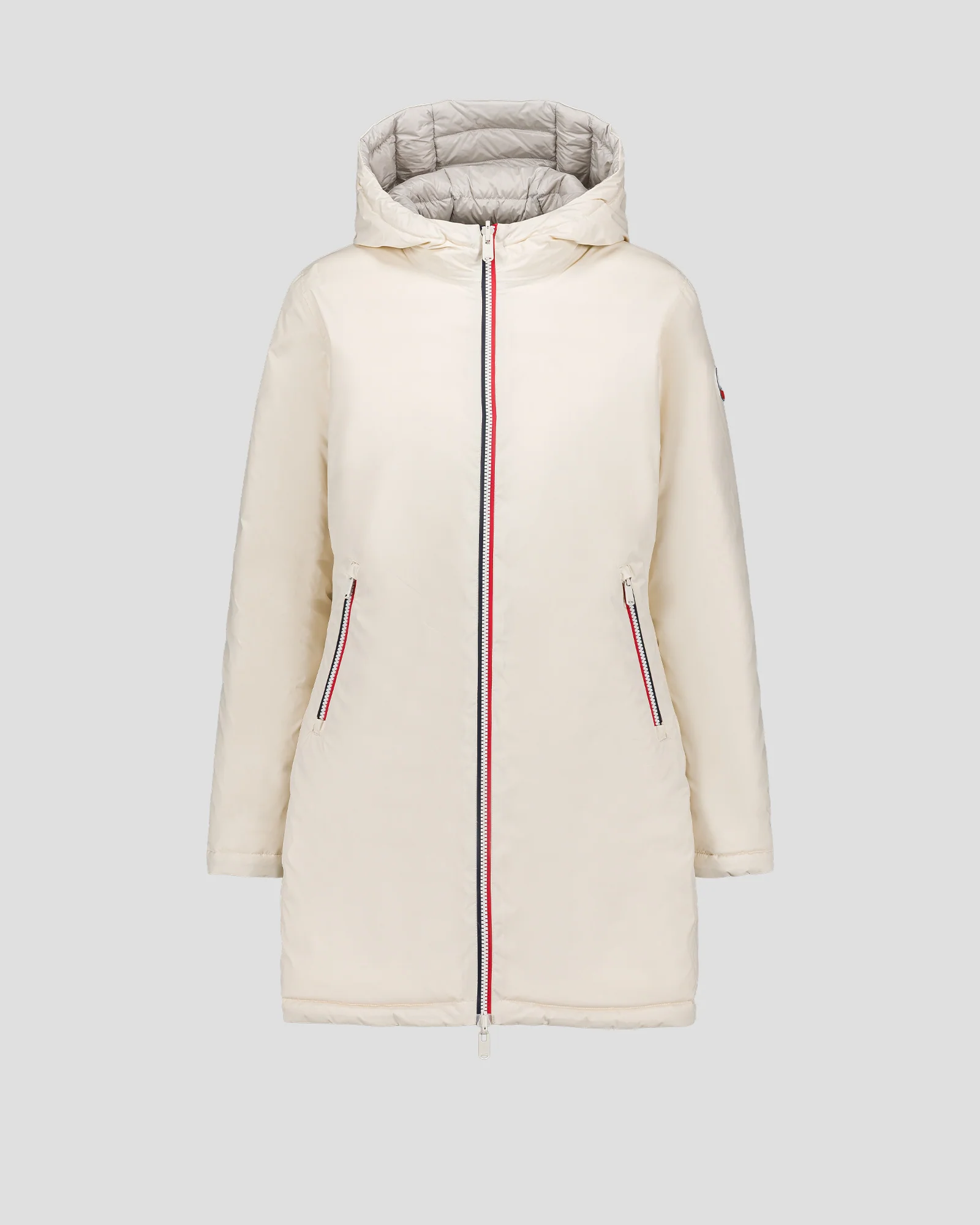 Doudoune longue réversible Naturel/gris glace Verone