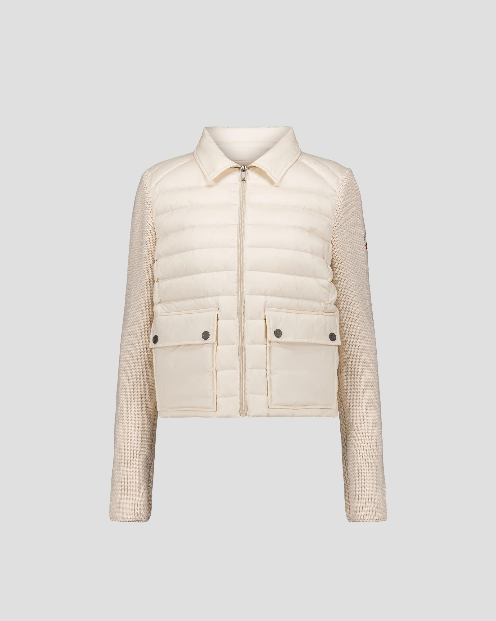 Doudoune bi-matière Naturel Calista