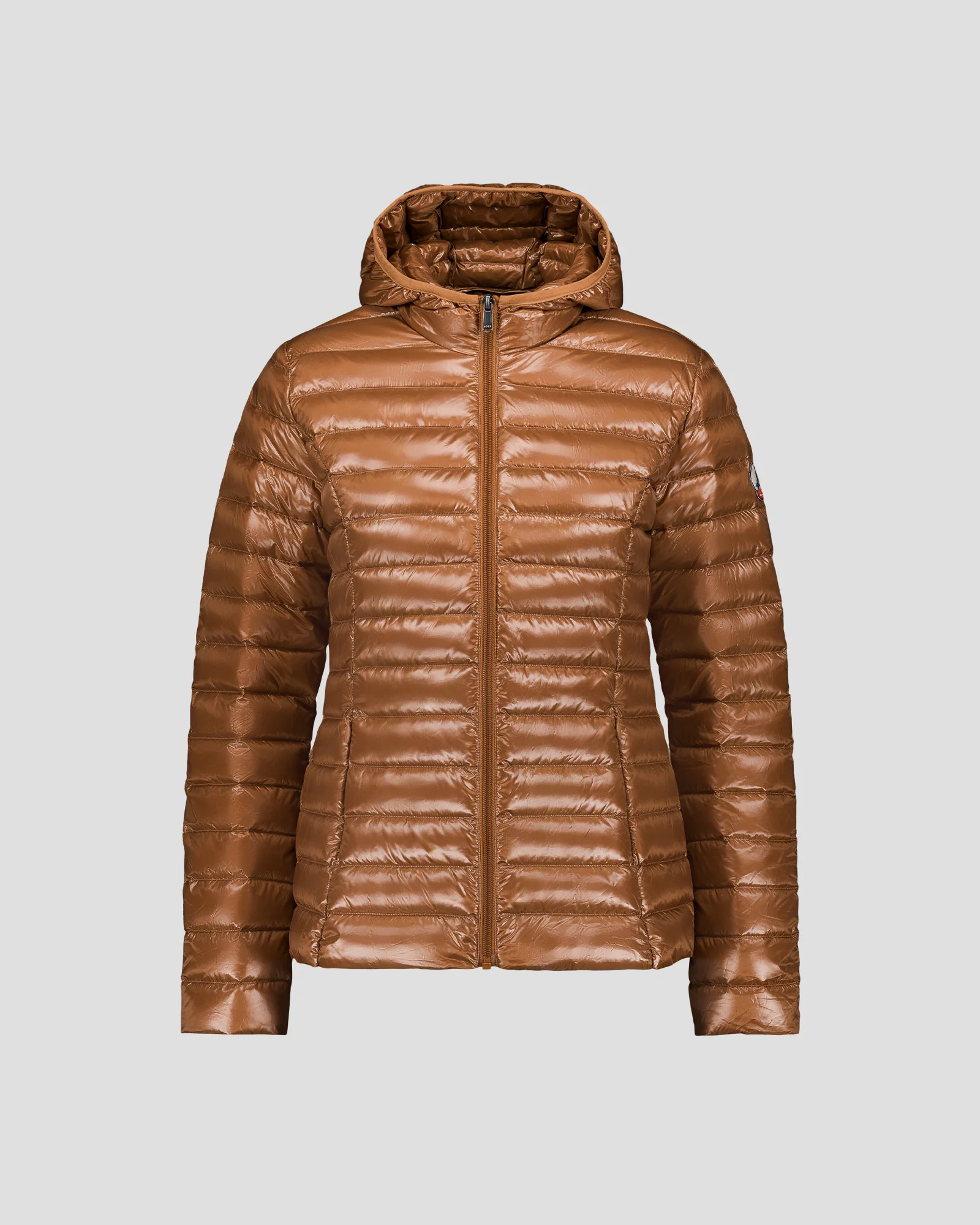 Doudoune légère à capuche Sucre roux Cloe shiny