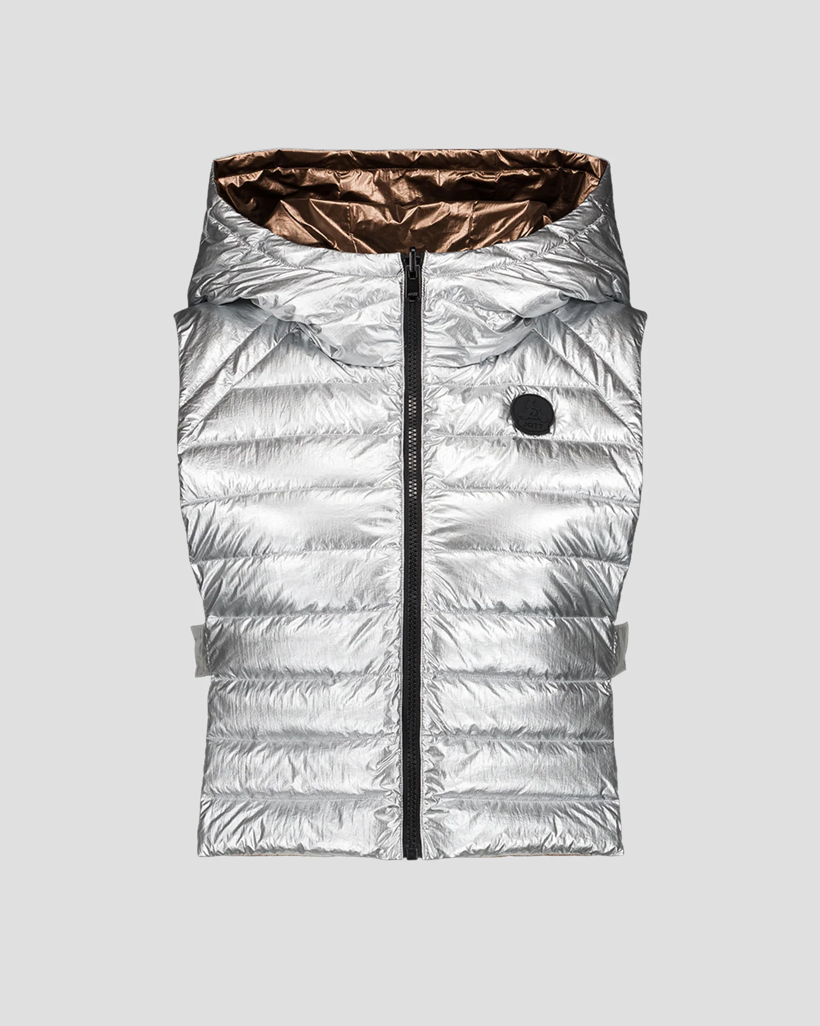 Capuche métallique Argent Alae metallic