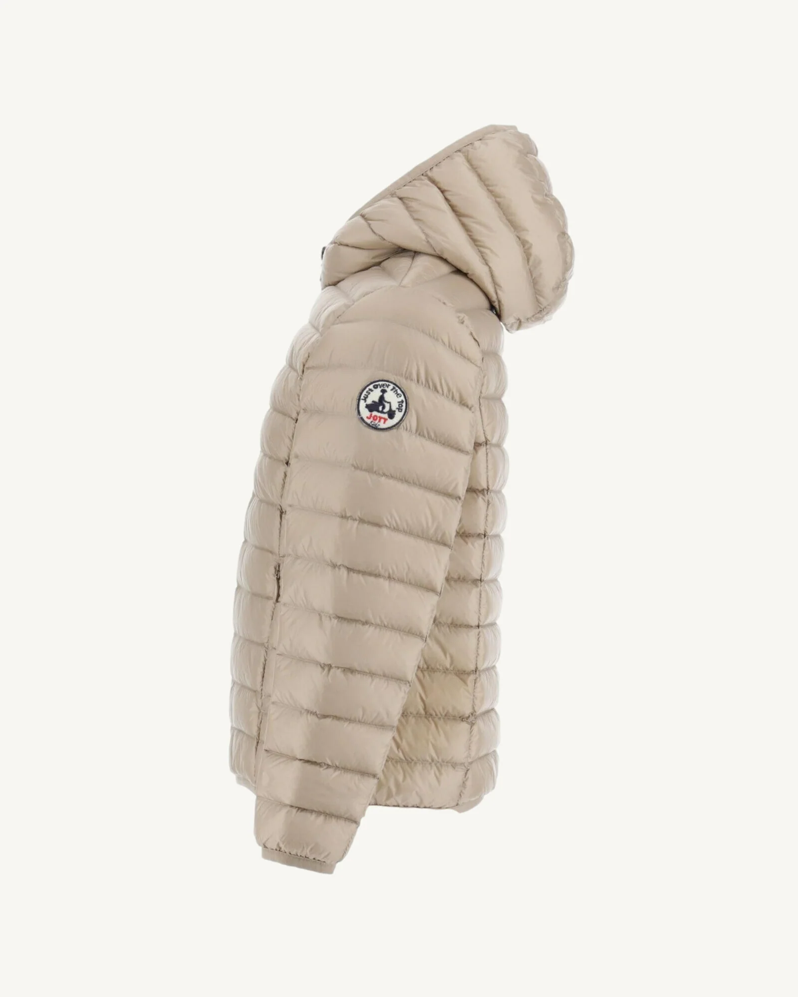 Doudoune légère à capuche enfant Beige Hugo