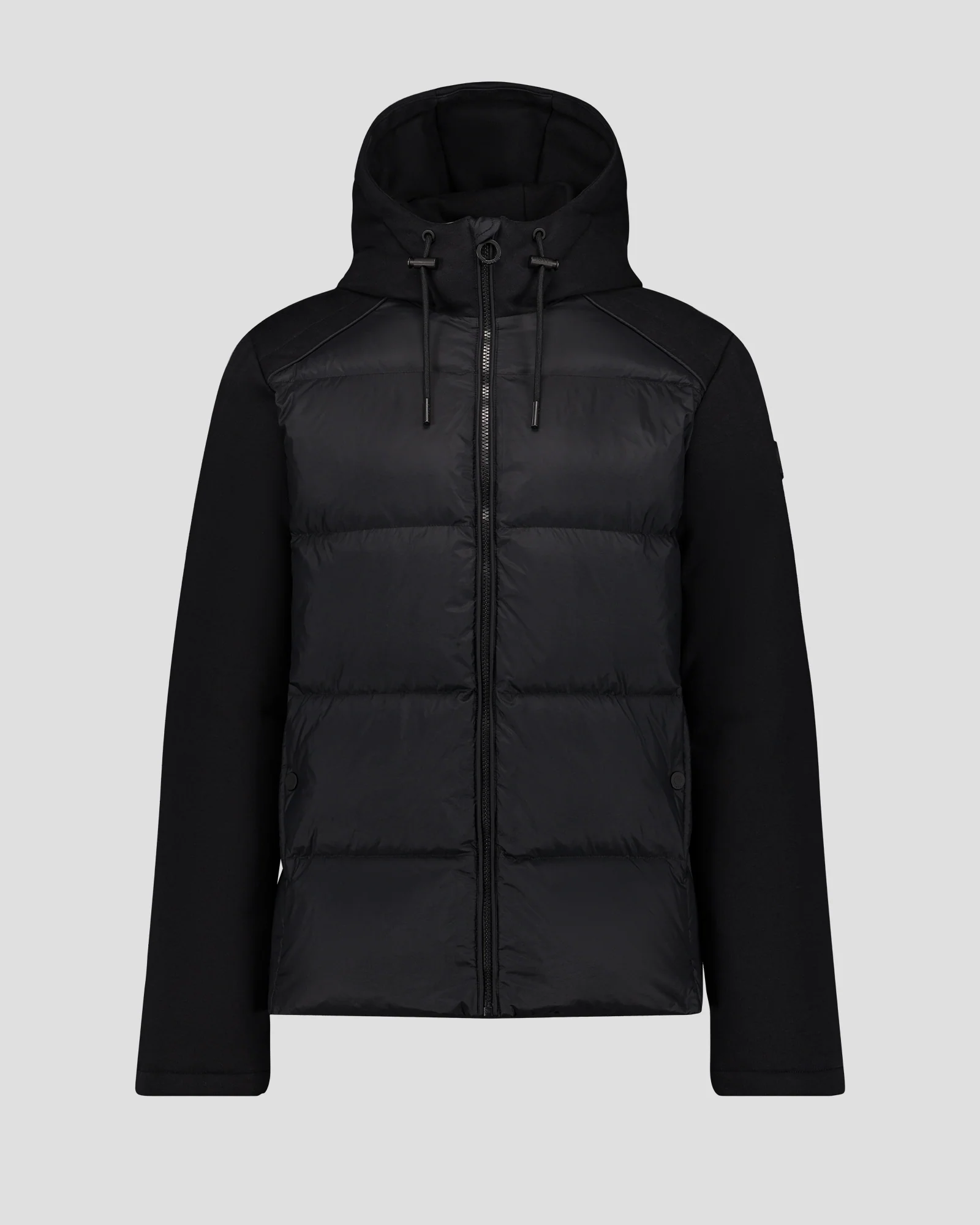 Doudoune puffer bi-matière Noir Thunder