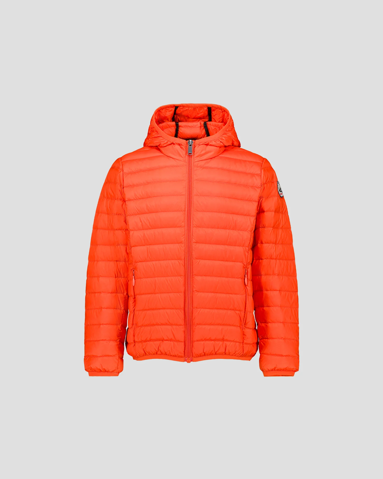 Doudoune légère à capuche enfant Rouge feu Hugo