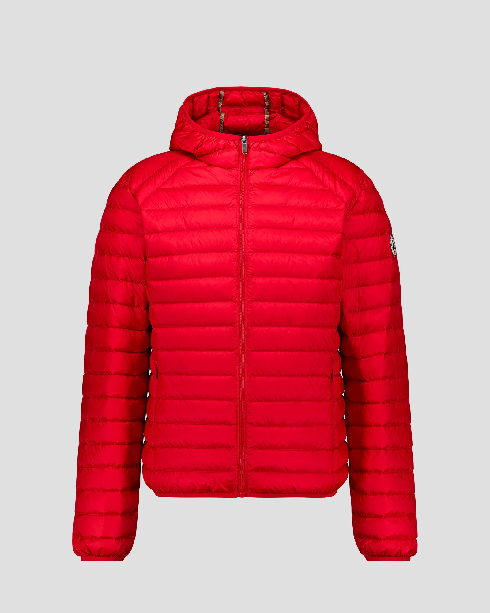 Doudoune légère à capuche Rouge carmin Nico
