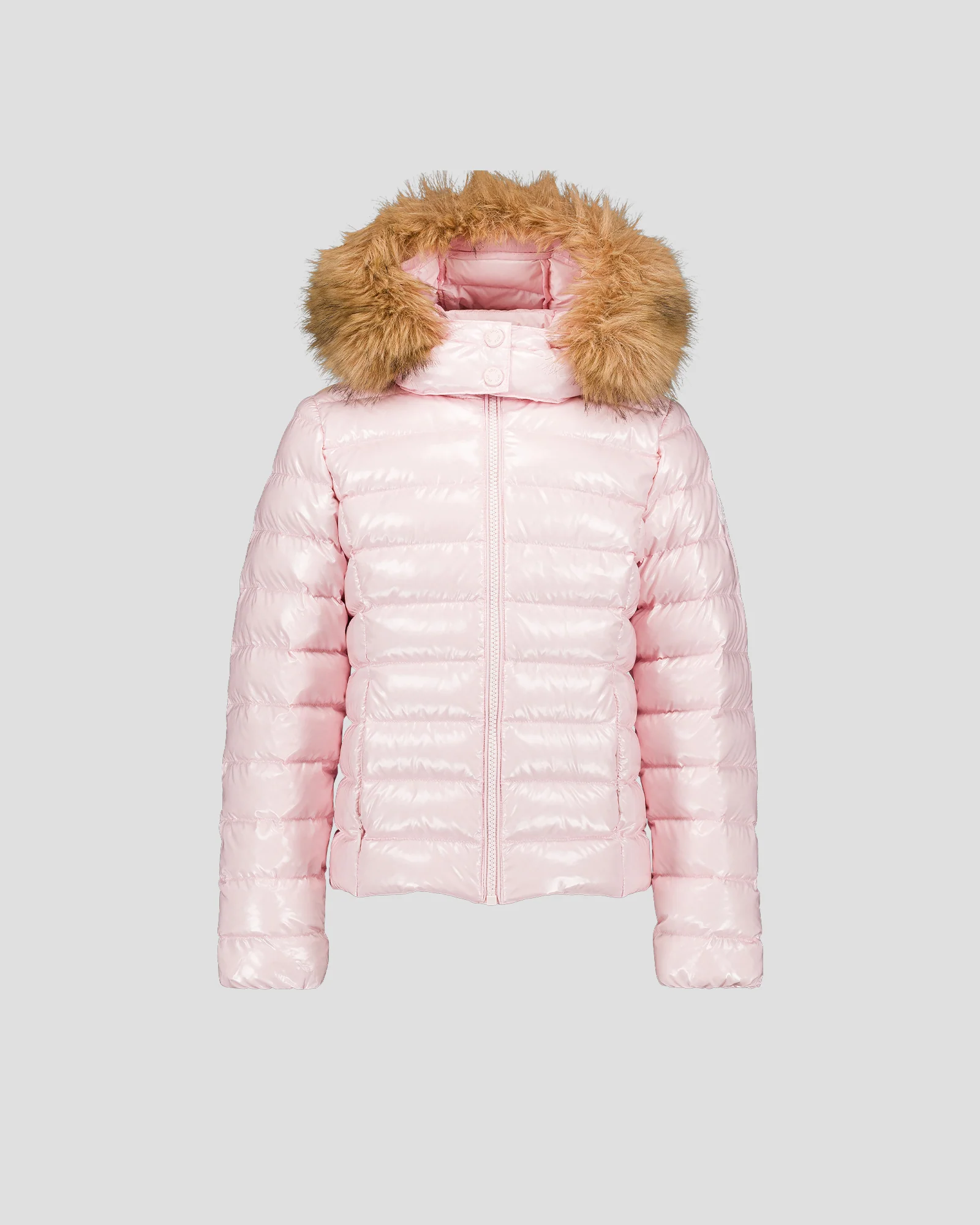 Doudoune enfant Grand Froid Rose pétale Olympe laquée