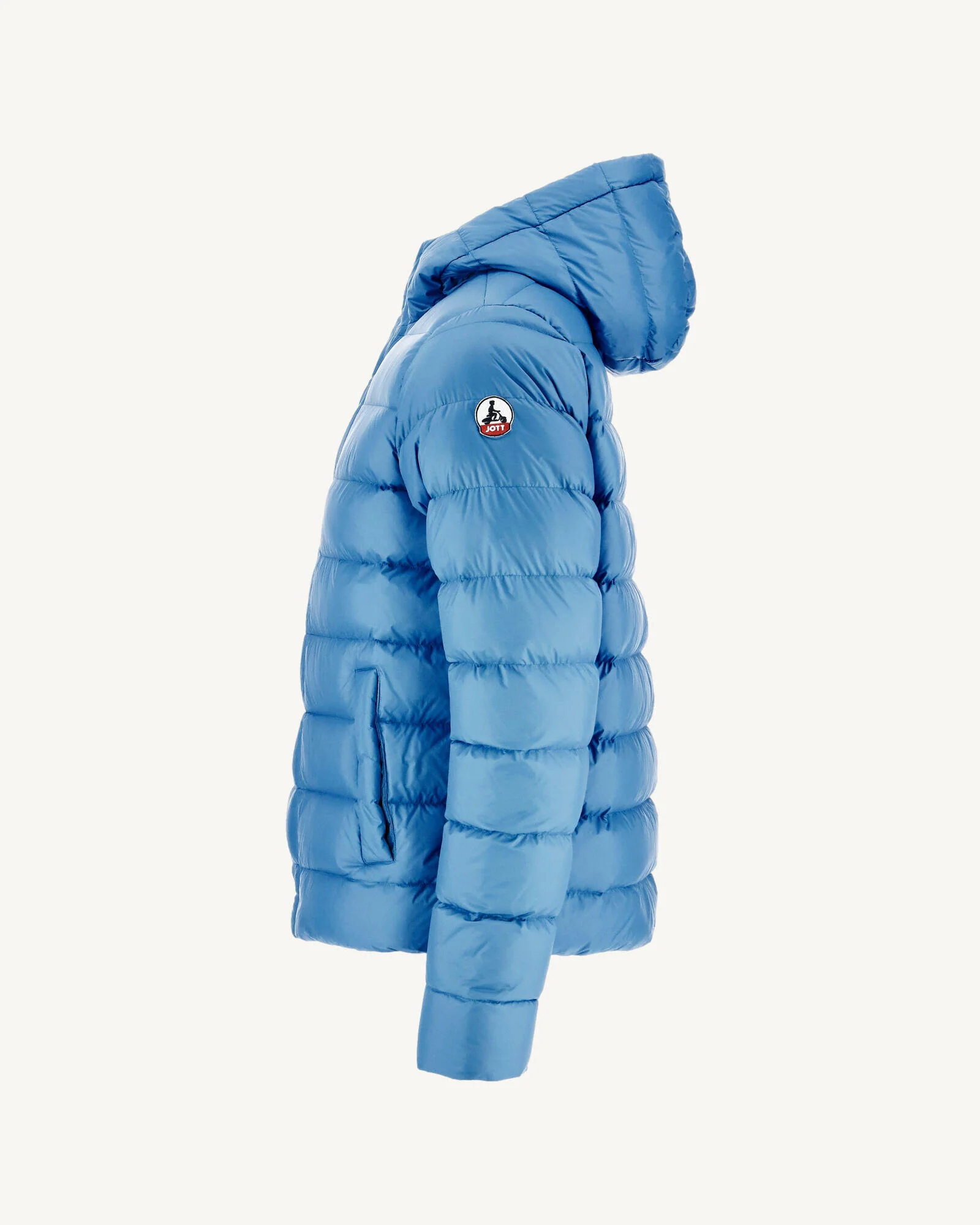 Doudoune à capuche Bleu denim Jorge