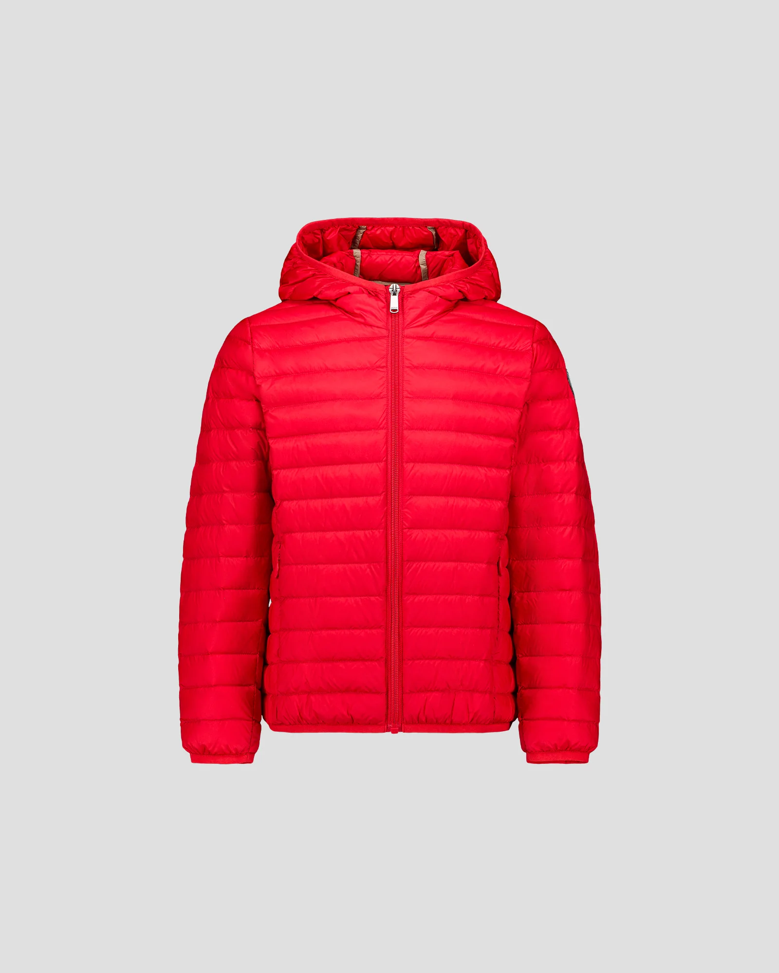 Doudoune légère à capuche enfant Rouge carmin Hugo