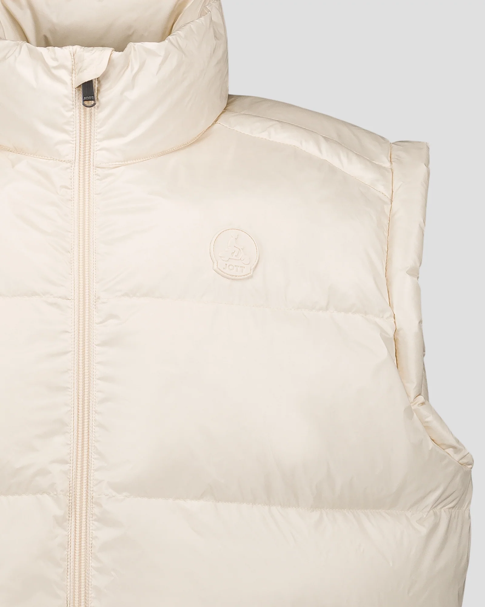 Doudoune sans manches oversize Naturel Ezio