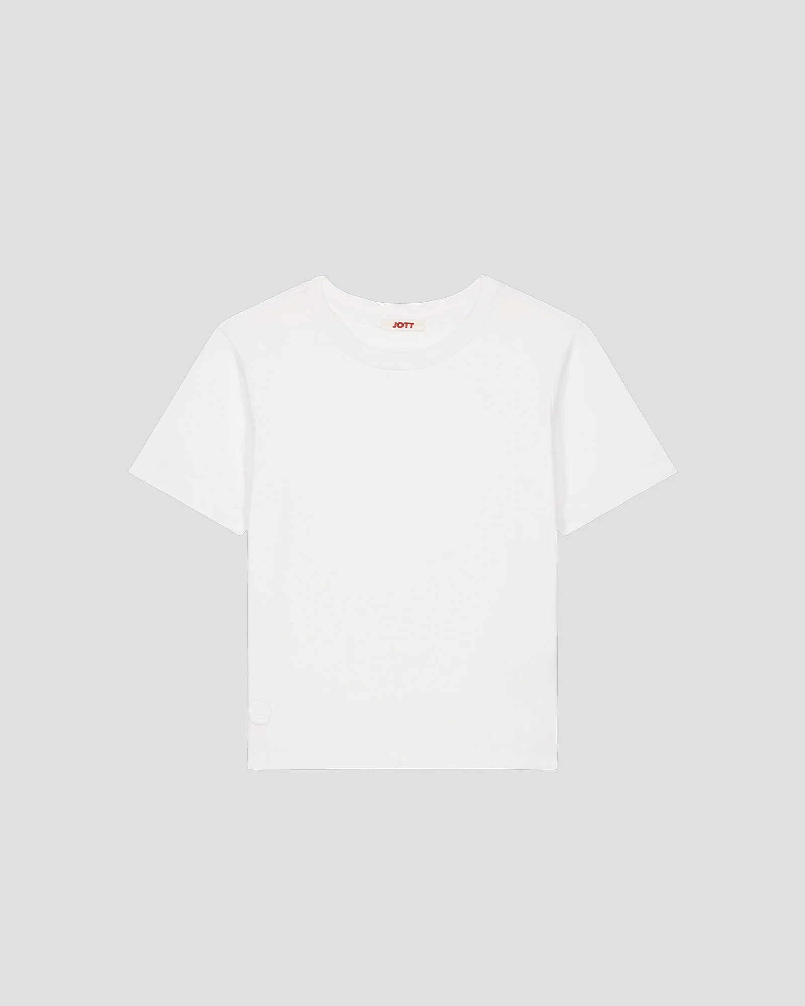 T-shirt enfant à col rond Blanc Pio