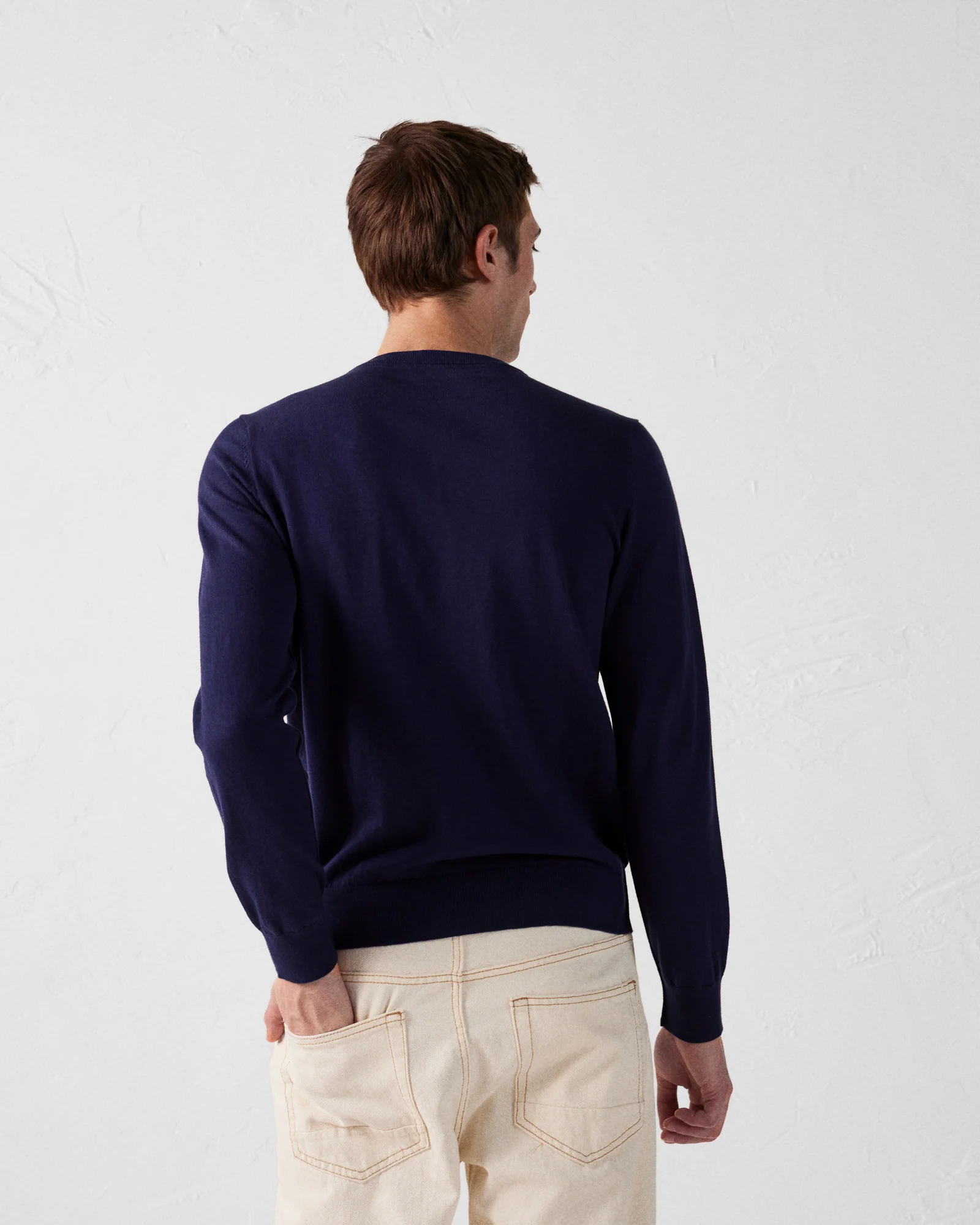 Pull en maille col rond Marine Hadrien