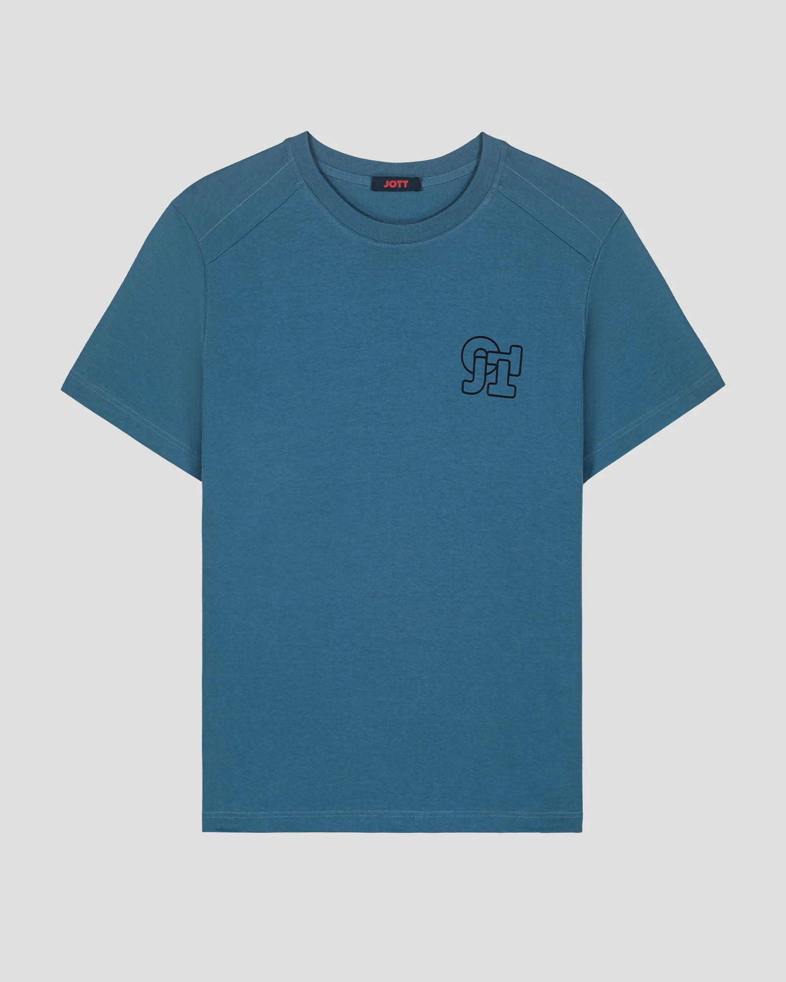 T-shirt col rond homme en coton Bleu jeans Pedro mono