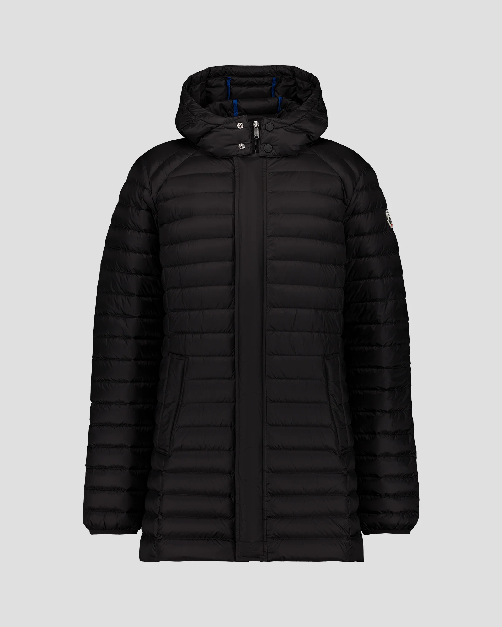 Doudoune mi-longue à capuche Noir Xavier