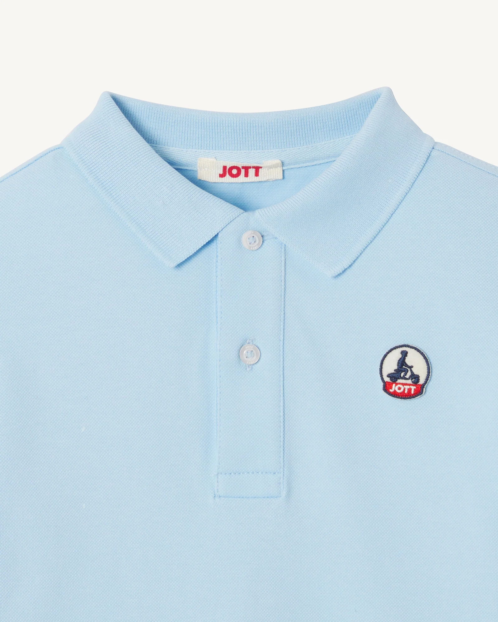 Polo enfant en coton biologique Bleu céleste Salvador