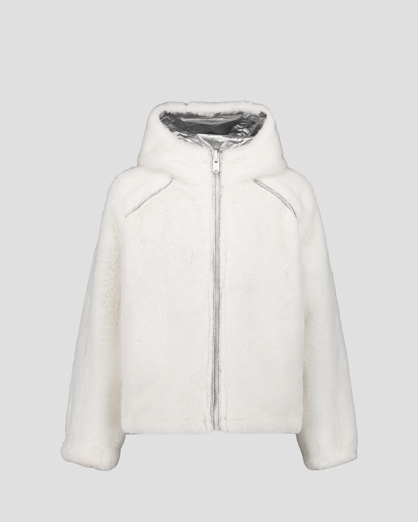 Doudoune enfant réversible fausse fourrure Blanc Brana